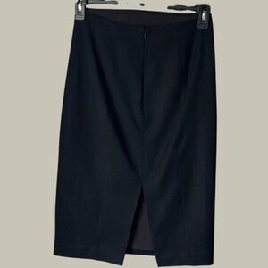 Women's Black High Waisted Long Pencil Skirt S 6